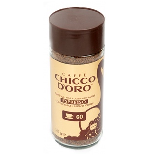 Caffe Chicco Doro Espresso Instant Coffee 100g.อาหารเครื่องดื่ม  เครื่องดื่ม  กาแฟ กาแฟสำเร็จรูป