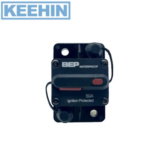 BEP เบรกเกอร์กันดูด แบบลอย 50A BEP Circuit Breaker H/D Reset Surface mount 50A