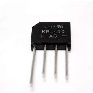 A015 Bridge Rectifier Diode KBL410 4A 1000V 4-Pin ไดโอด บริดจ์  KBL410 ทนกระแส 4A ทนแรงดัน 1000V แบบ 4 ขา