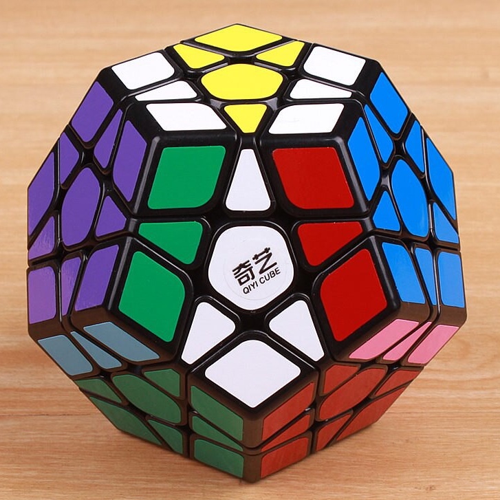 [12 ด้านข้าง 3] Rubik Variant Megaminx Qiyi Rubik 12 ด้าน Megaminx Rubiks Cube
