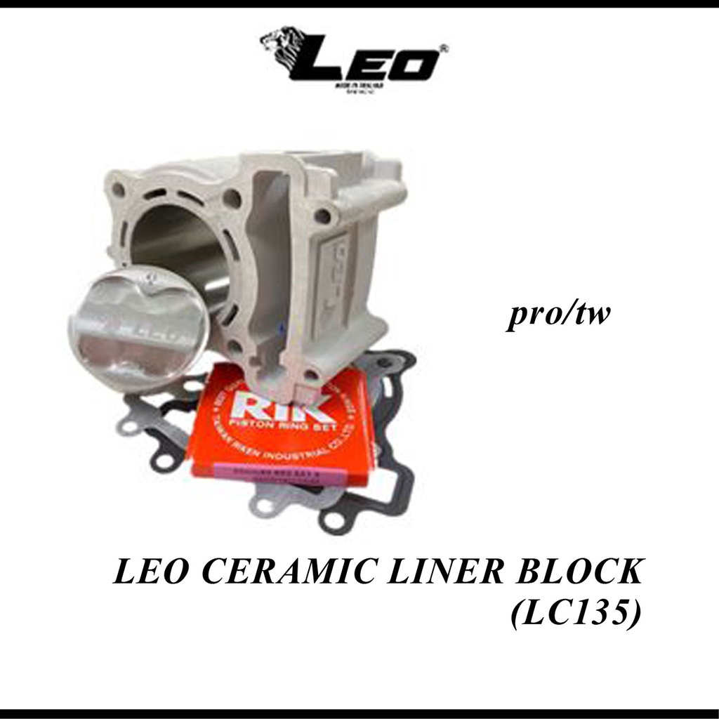 Leo RACING BLOCK/CERAMIC LINER BLOCK LC135 (PRO/TW)