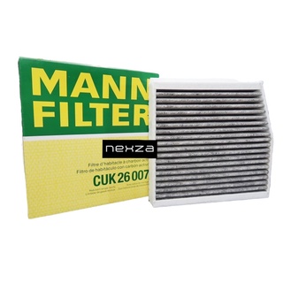 กรองแอร์  MANN CUK26007 มีคาร์บอน สำหรับรถ Benz W176/W246