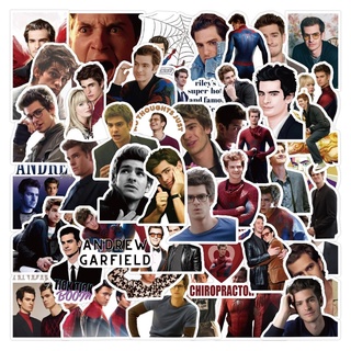 Z&amp;m ❀ สติกเกอร์ Andrew Garfield สําหรับตกแต่ง ❀ สติกเกอร์ Idol The Amazing Spider-Man กันน้ํา สําหรับตกแต่งของเล่น 50 ชิ้น ต่อชุด