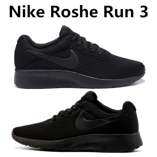 จ ดส งฟร Nike Roshe Run 3 แท ชายและหญ ง รองเท าว งส ดำล วน ชายและ หญ งรองเท าก ฬา ระบายรองเท าว ง Shopee Thailand