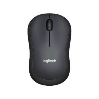 LOGITECH (เมาส์ไร้สาย) MOUSE M221 WIRELESS SILENT (Black)