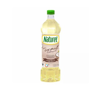 [ขายดี] Naturel เนเชอเรล น้ำมันมะพร้าว 100% 1 ลิตร