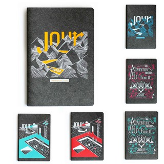 Folio Brand: Jour Waterproof Size A5 (Black Cover) สมุดกันน้ำ ทำจากวัสดุรีไซเคิล