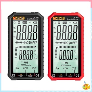 Aneng มัลติมิเตอร์หน้าจอ LCD 4.7 นิ้วขนาดใหญ่ Quan 620A