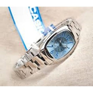 Casio Standard  สีเงิน สายสแตนเลส รุ่น LTP-1208D-2B