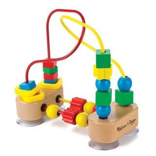 [มีจุ๊บติดพื้น] รุ่น 3042 เฟร์สบีดเมซ เมซลูกเขาวงกต Melissa &amp; Doug First Bead Maze รีวิวดีใน Amazon USA ไม่มีชิ้นส่วนหลุดได้ ของเล่นเด็กเล็ก มาลิซ่า 1-2 ขวบ