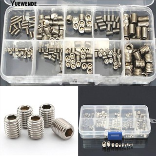 ※※ 200Pcs M3 / 4/5/6/8 สเตนเลสสตีลซ็อกเก็ต Hex Grub สกรูคัพจุด