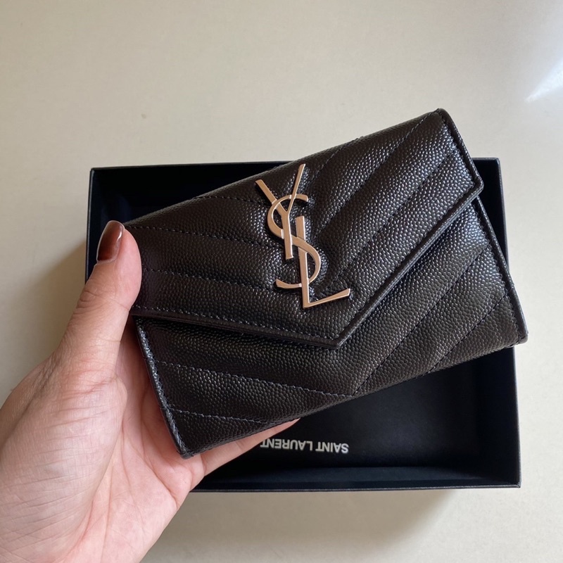 กระเป๋าสตางค์ใบเล็ก YSL 🖤 ( Card holder)