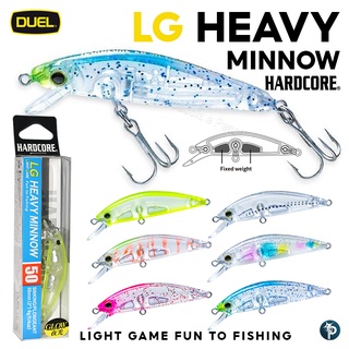 เหยื่อปลอม HARDCORE LG HEAVY MINNOW รหัส F1200