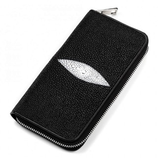 Women zipper stingray wallet| Handmade customize | model |Women wallet | gift wallet | exotic wallet