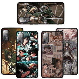 เคสซิลิโคนนิ่ม ลายอนิเมะ Attack On Titan Levi Ackermann Bo93 สําหรับ Xiaomi Redmi S2 9T 9A 9C Nfc 9 Prime 10 K40 Pro 10X