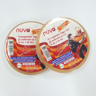 เทปใส nuvo กว้าง 12 มม. ยาว 36 หลา