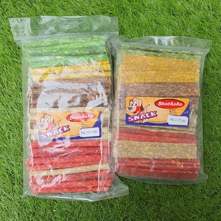 Brockoro หนังบดคละสี แบบกลม และ แบบแบน ขนาด 650 -700 g