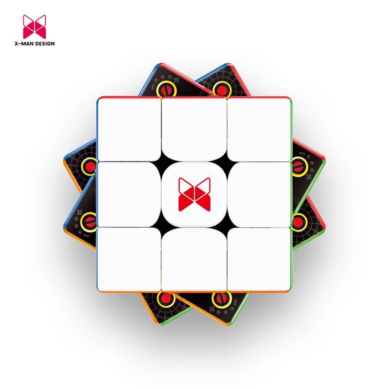 Qiyi XMD X-MAN Tornado 3x3 V2 V3 M รูบิคแม่เหล็ก 3X3X3 ความเร็ว ของเล่นสําหรับเด็ก