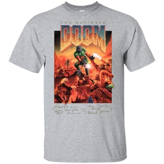 [S-5XL] เสื้อยืด พิมพ์ลายโปสเตอร์ Doom 1993 Fps classic Signature The Ultimate สไตล์คลาสสิก ไม่ซ้ําใคร สําหรับผู้ชาย 176