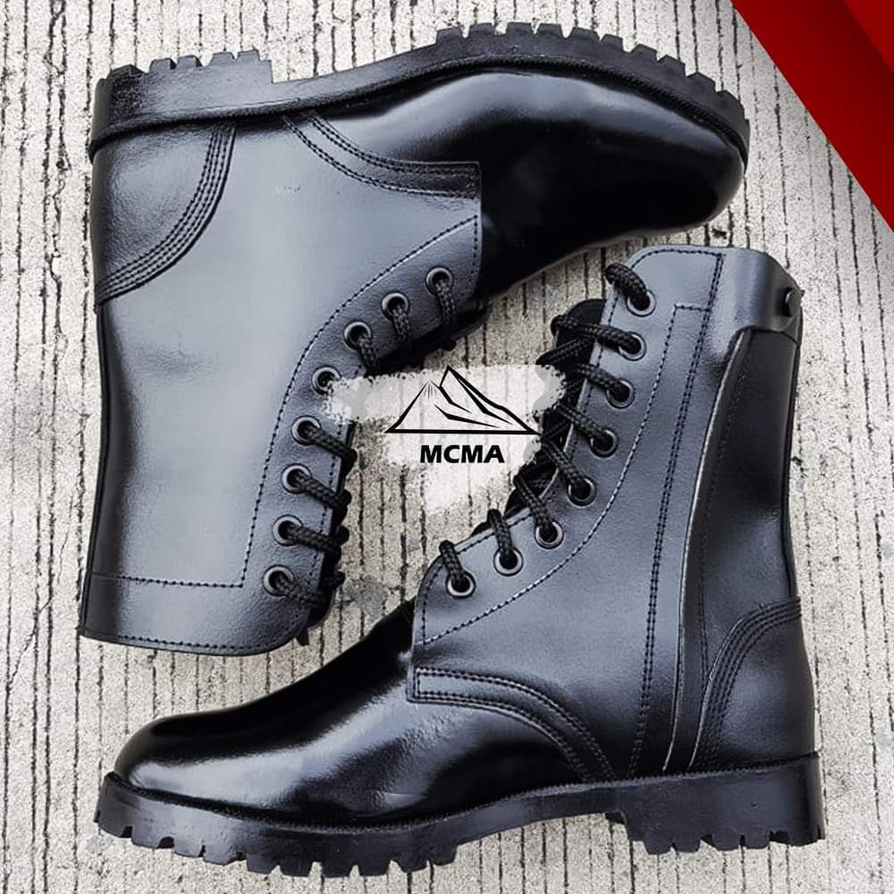 MCMA SHOES รองเท้าคอมแบทรุ่น COMBAT ZIPPER/MOVE (หนังวัวแท้ US มีกระดุมซิป)