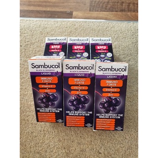 (พร้อมส่ง ของมาน้อยมากค่ะ หมดอายุ 02/2027) Sambucol Immuno F…