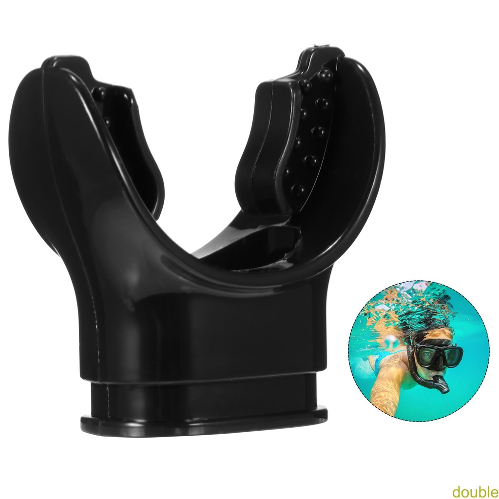 [double]Silicone Mouth Piece Diving Scuba Dive Snorkel Silicone Bite