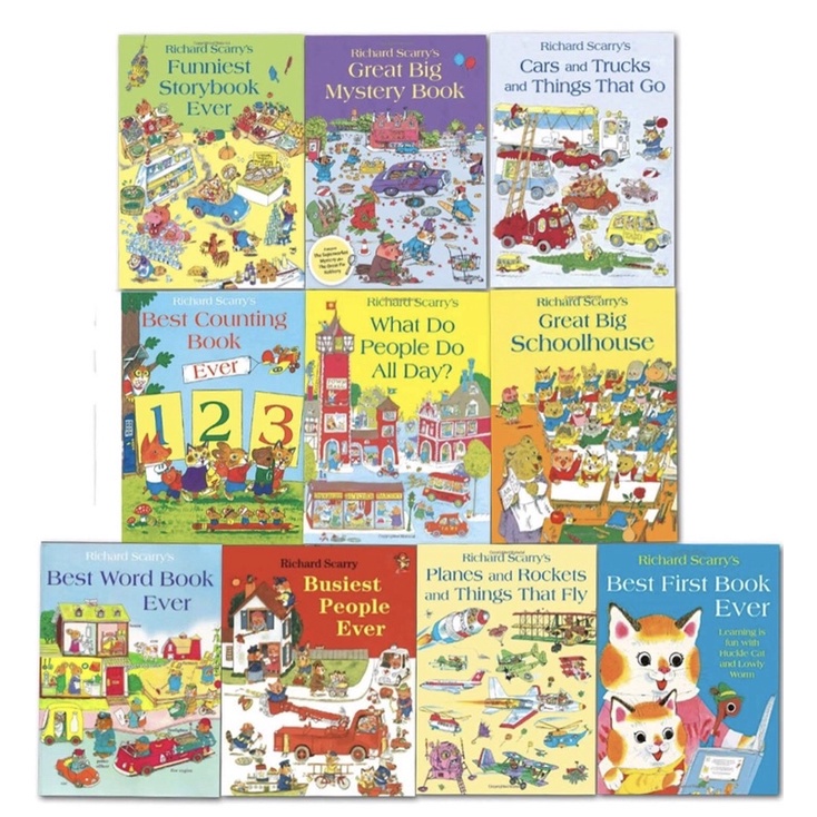 [Richard Scarry]Best Collection Ever! 10 books collection. What do people do all day?... and other s