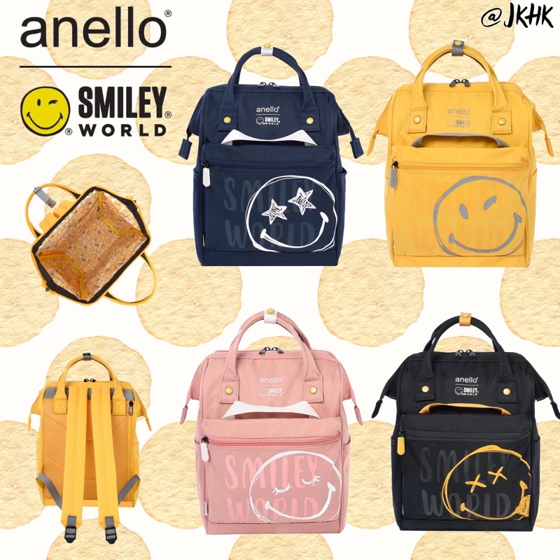 #OS-S080 : แท้💯Anello X Smiley Backpack