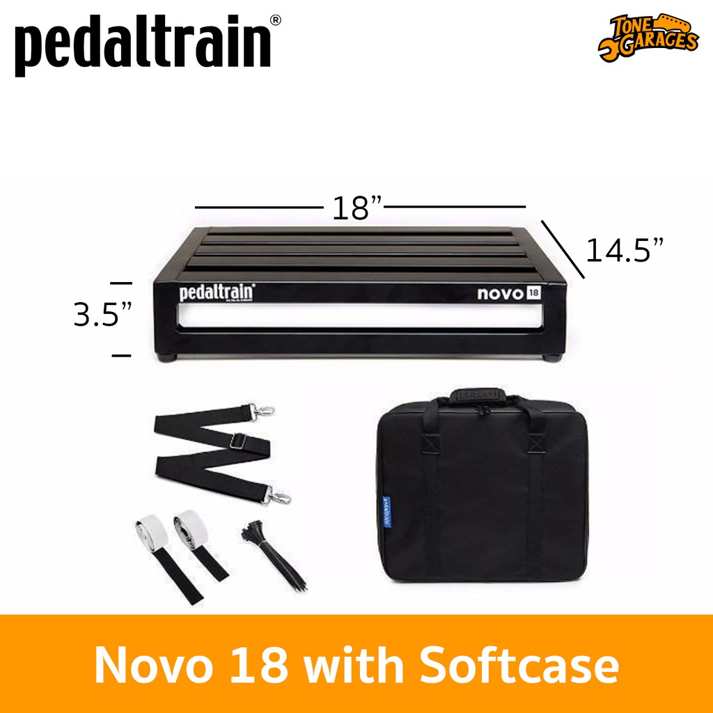 Pedaltrain Novo 18 with Softcase Pedalboard บอร์ดเอฟเฟคพร้อมซอฟต์เคส  Shopee Thailand