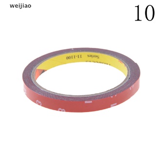 wei 1pcs High Strength Auto Truck Car Sticker Acrylic Foam Vehicle Double Sided Adhesive Red Tape Wide ie