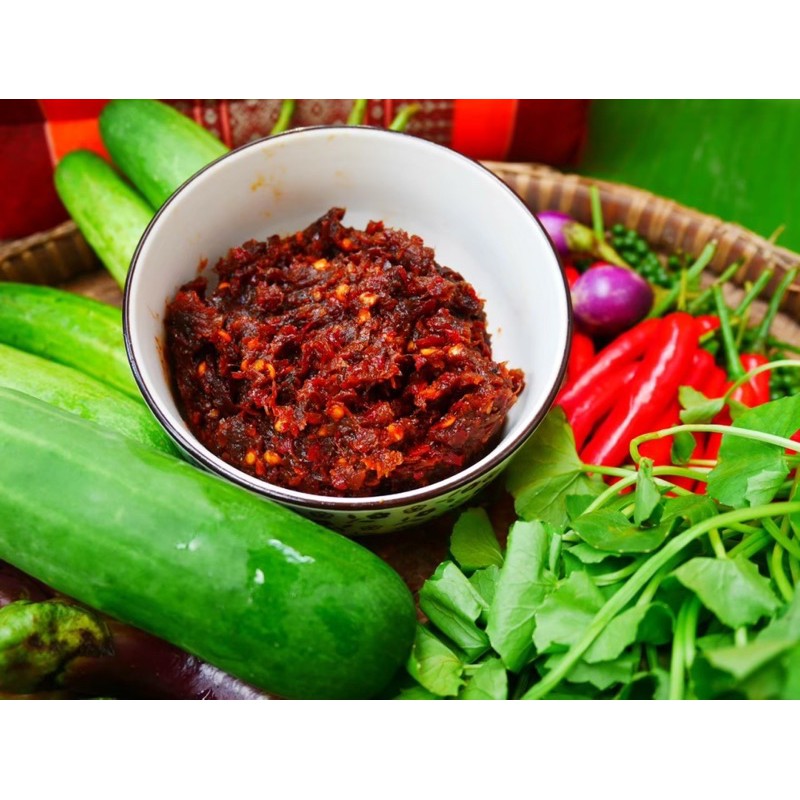 ตาแดงแมงดา น้ำพริกแมงดา อร่อย หอมแมงดา กระปุก 400 กรัม 120 บาท ส่งจาก สุพรรณบุรี อาหารแห้ง พร้อมรับประทาน