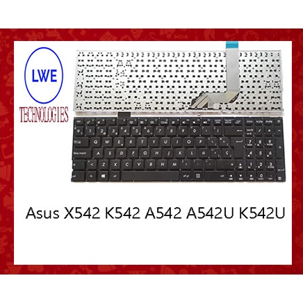 Asus OEM X542 K542 A542 A542U K542U A542B FL8000U A580U X580B R542 K542B A542UQ SERIES แป้นพิมพ์แล็ป