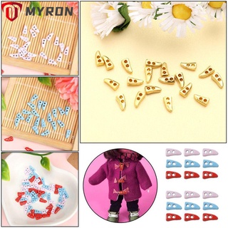 Myron กระดุมโลหะขนาดเล็ก 7 มม. สําหรับตกแต่งเสื้อผ้าตุ๊กตา 1/6 20 ชิ้น