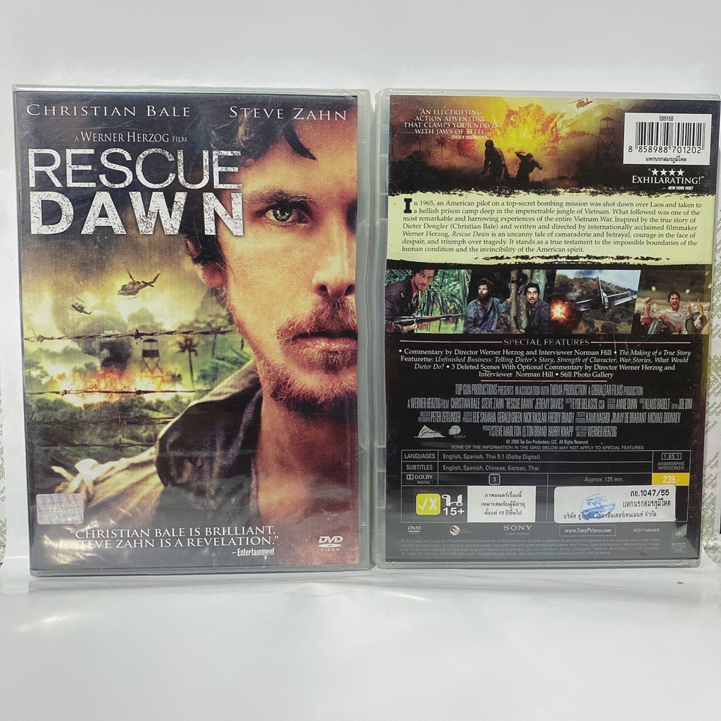 Media Play DVD Rescue Dawn/ แหกนรกสมรภูมิโหด (DVD) /S9915D