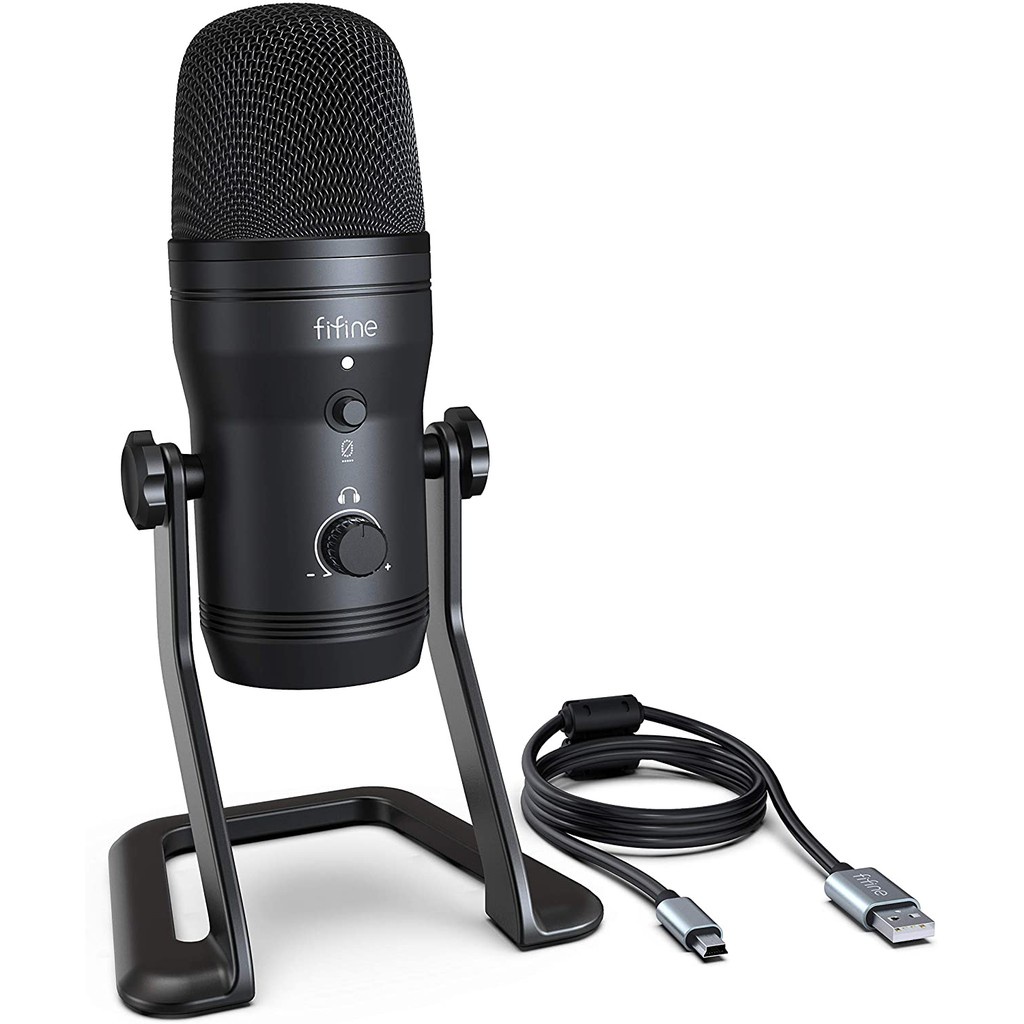 ✌☏✺[โค้ด 6A7MX4PF ลด 1000.-] FIFINE K690 USB Studio Recording Microphone Computer Podcast Mic for PC, PS4, Mac