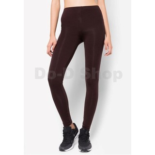 ไซส์XL สีน้ำตาลLegging กางเกงเลกกิ้ง ขายาวเรียวสวยผ้าSpandex