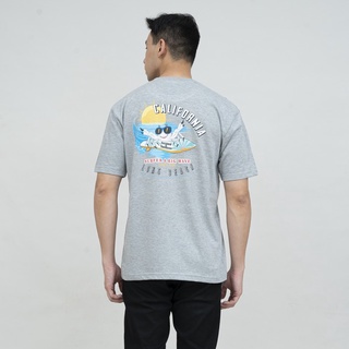 Kaos Abu เสื้อยืดโปโล ลาย California motif Up To 4XL