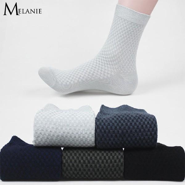 Soft bamboo Fiber Odorless Men Socks Casual Sport Business Fashion Spring Sock