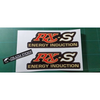 โลโก้ RXS ฝาข้าง *งานสติ๊กเกอร์ทดแทนของเดิม*