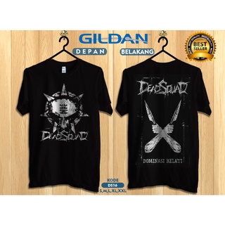 เสื้อยืดผ้าฝ้าย Gildan softstyle เสื้อยืดลําลอง แขนสั้น พิมพ์ลายโลโก้ deadsquad band Domination Dagger ของแท้ ds16