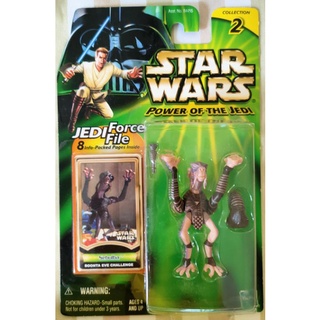 Star wars Power of the Jedi POTJ carded Sebulba (Boonta Eve Challenge) 3.75"