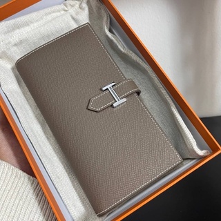 HERMES BEARN LONG WALLET IN EPSOM LEATHER กระเป๋าสตางค์ วอลเลทใบยาว หนังแท้