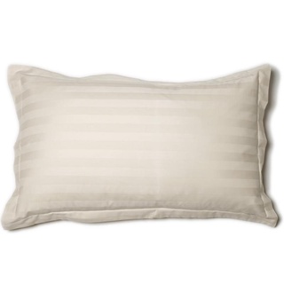 กรีน ค๊อตตอน ปลอกหมอนริ้วใหญ่ ผ้าซาติน 18*29 Green Cotton Satin Pillow Case (Large Stripes) 6030