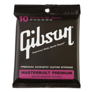 สายกีต้าร์โปร่ง ระดับพรีเมี่ยม เลือก เบอร์10 11 12 Gibson Master Built Akogi Japan $8.99