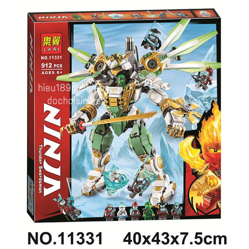 ประกอบ Lloyds Titan Mech ปริศนาหุ่นยนต์ซุปเปอร์ 70676 lari 11331