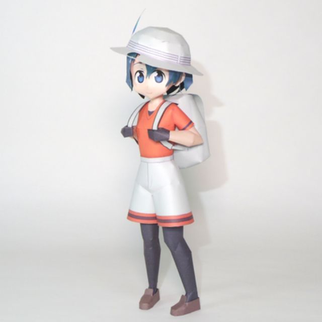 โมเดลกระดาษอนิเมะสาว Kaban [ Kemono Friends ]