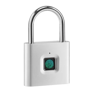 แม่กุญแจ สแกนลายนิ้วมือ Fingerprint Lock กุญแจลายนิ้วมือ Smart lock กุญแจล็อคกระเป๋า