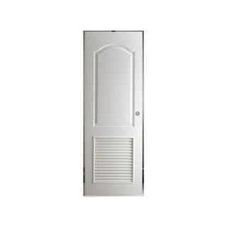 PARAZZO 70X200WH ML001 2-PANEL LOUV.DOOR ประตู UPVC PARAZZO ML001 70x200 ซม. สีขาว ประตูบานเปิด ประตูและวงกบ ประตูและหน้