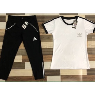 [มีหลายสี] SET ADIDAS FOR WOMEN ชุดออกกำลังกายadidas