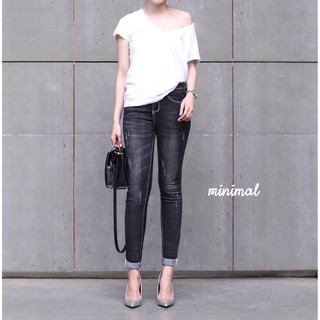 Black basic jeans